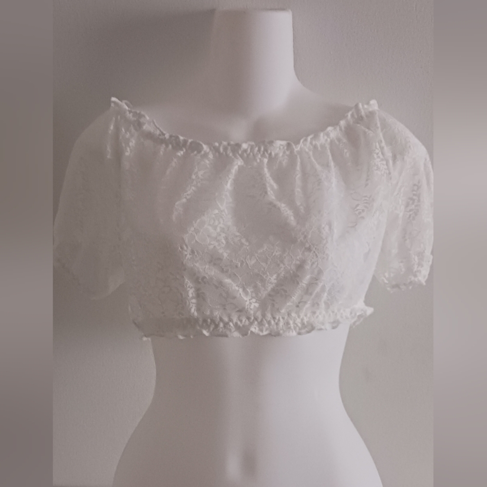 Lacy crop top